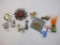Lot of Vintage Pins including cat, dog, bunny, leprechaun, and more, 5 oz