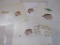 Lot of Vintage Alphabet Cereal Commercial Animation Production Cels including BX-10, BH-11, A-4,
