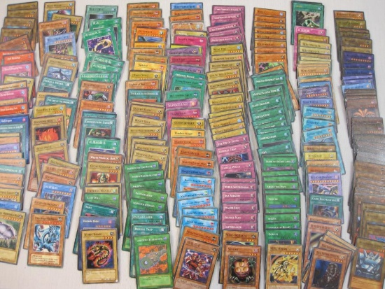 Lot of Assorted Yu-Gi-Oh Cards, see pictures for condition, 1 lb