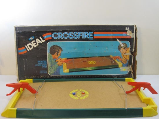 Vintage Ideal Crossfire Game in original box, 1980 Ideal Toy Corporation, AS IS, 6 lbs