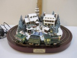 Thomas Kinkade's Home for the Holidays Musical Village Christmas Train, A2092, 2004, as is, 9 lbs