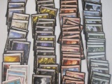 Lot of Assorted Magic the Gathering Cards, basic lands, 7 oz