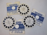 Three Vintage View-Master Reels including Cisco Kid (Duncan Renaldo) and Pancho (Leo Carrillo), Gene