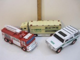 Three HESS Trucks including 2003, 2004, and 2005, AS IS, 5 lbs 5 oz