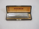 Vintage Hohner The 64 Chromonica 4 Chromatic Octaves Professional Model Harmonica with case, 1 lb