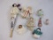 Lot of Vintage Snowman and Angel Christmas Ornaments including Judy Holland & Charlotte Colistro
