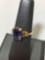 14K Vintage Gold Ring, marked 14 K, size 6.5, 2.7 g total weight