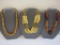 Three Vintage Necklaces including wood beads and more, 5 oz