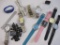 Lot of Assorted Watches and Watch Pieces including Wincci, Moretti, and more, AS IS, 1 lb 10 oz