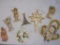 Lot of Assorted Vintage Christmas Ornaments and Decorations including 1980s Merrimack Publ Corp and