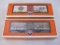 Two Lionel Christmas Box Cars including Lionel Holiday Stores 2010 Limited Edition Boxcar 6-52575