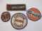 Four Vintage Patches including A&P, Mercury, Gulf and USVBA Certified Scorer, 1 oz