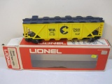 Vintage Lionel Chessie Covered Hopper 6-9265, O Scale, in original box, car has coal load inside, 1