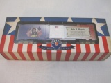 Lionel John F Kennedy Presidential Boxcar 6-82943, O Scale, new in box, 1 lb 2 oz