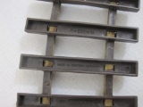 Lot of 8 Assorted G Scale Track Pieces from LGB, and REA, AS IS (see pictures for condition), 4 lbs