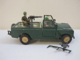 Vintage Die Cast Britains 9777 LWB Military Land Rover with Accessories, Britains LTD, 11 oz