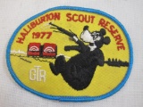 Vintage Haliburton Scout Reserve 1977 Patch, GTR (Greater Toronto Region), 1 oz