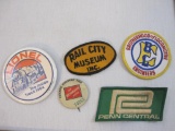 Lot of Assorted Railroad Pins and Patches including Lionel and The Milwaukee Road Pins and Penn