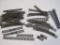 Lot of Assorted HO Scale Track Pieces from Tyco, Bachmann, Garnet and more including two bumpers