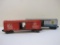 Two Postwar Lionel O Scale Boxcars including Minneapolis & St Louis MStL6464525 and Baltimore & Ohio