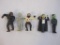 Lot of 5 Horror Character Figurines including Frankenstein, Dracula, Mummy, Werewolf and more 3oz