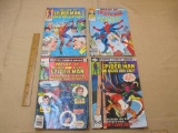 Four Marvel Comic Books, What if Superman? 1970-1990s 8oz