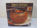 Pro Pots Basketball Slow Cooker in original box, 1.5 qt capacity 5lb