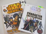 Two Star Wars Discovery Kids Books including Star Wars The Clone Wars Character Encyclopedia and