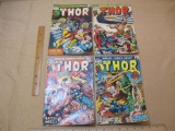 Four 1974 Marvel Comics The Might Thor Comic Books, Issues 220-223 8oz
