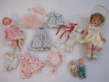 Lot of Assorted Vintage Dolls including Horsman Doll, 8