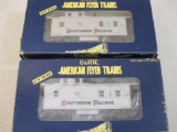 Two American Flyer S Gauge 990 Southern Pacific Cabooses 6-48714, in original boxes 1lb3oz