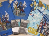 Lot of Assorted Star Wars Bedding including new in package pillow cases, twin sheets and more 3lb5oz