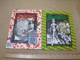 Two Psychotronic Video Comic Books Number Seventeen and Number Eighteen 1990s 9oz