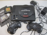 Sega Genesis Game Console, 16-Bit, with auto RF switch, 2 controllers, instruction manual, Game