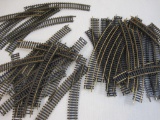 Large Lot of Assorted Curved HO Track Pieces from Atlas, AHM, and Bachmann 2lb