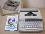 Marx Writer Deluxe Child's Typewriter J-6770 30 Keys 56 Characters with instructions box kept,