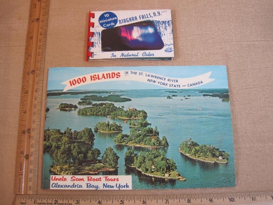 Niagara Falls NY Miniature Card Set and 1000 Islands in the St. Lawrence River New York State-Canada