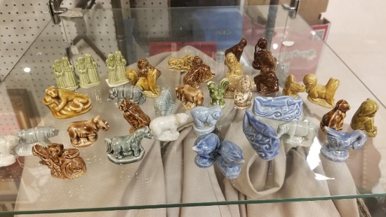Numerous Wade Tea Figurines, House Hippos, Monks, and many assorted animals
