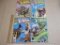 Four The Uncanny X-Men Comic Books 1980s, Vol.1 No. 219, 221, 222, 223 6oz