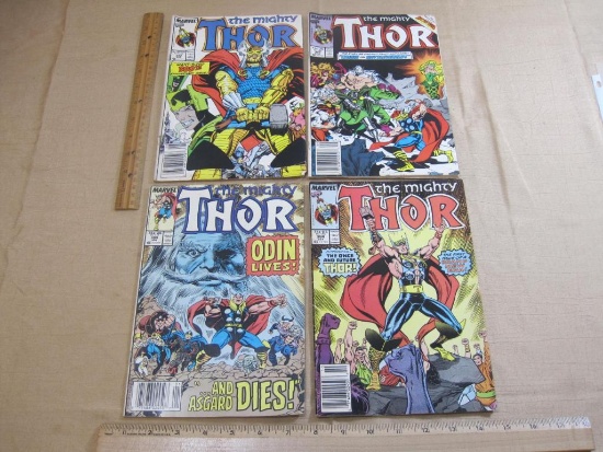 Four Vintage Marvel The Mighty Thor Comic Books 1980s including Vol. 1 No. 382-384 and Vol.1 399 7oz