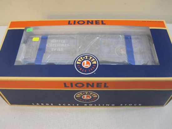 Lionel 2007 Large Scale Holiday Boxcar 8-87029, new in box 3lb5oz