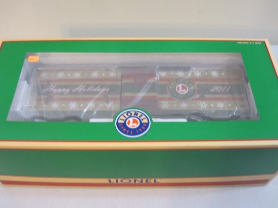 Lionel Large Scale 2011 Holiday Boxcar 8-87035, new in box 3lb3oz