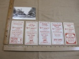 Lackawanna Station South Orange NJ Postcard and 1968 TimeTables from the Erie Lackawanna Railway,