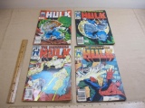 Four Marvel The Incredible Hulk Comic Books Vol.1 No. 342, 344, 348, 349 7oz