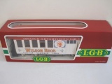 LGB 3181 DG Wilson Bros Circus Combine Car, G Scale, in original box 3lb9oz