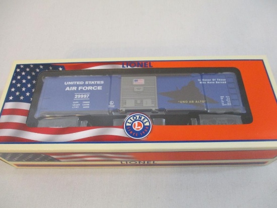 Lionel USA Air Force Boxcar 6-29997, O Scale, new in box, 1 lb 2 oz