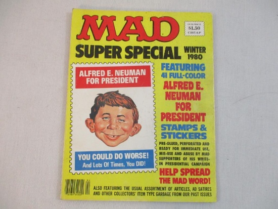 Mad Magazine Super Special Winter 1980 featuring Alfred E Neuman for President stamps & stickers, 5
