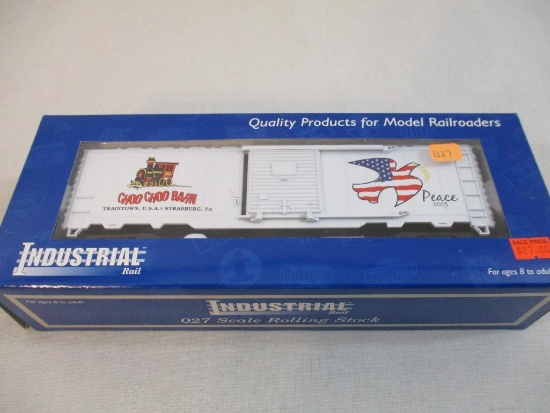 Industrial Rail Choo Choo Barn 2003 Christmas Boxcar O27 Scale Rolling Stock, O Gauge, new in box, 1