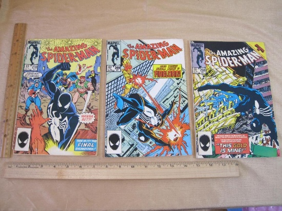 Three Marvel Comics The Amazing Spider-Man Comic Books Vol.1 No.268-270 1985 See Pictures for