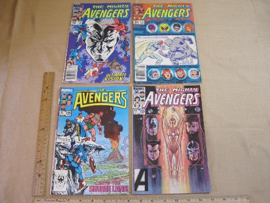 Four Marvel Comics The Mighty Avengers Comic Books Vol. 1 No.253-256 1985 6oz